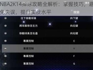 NBA2K14掉球攻略全解析：掌握技巧，避免失误，提升实战水平