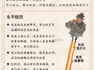 《异次元英雄传宋江武将解析：实力与策略的较量》