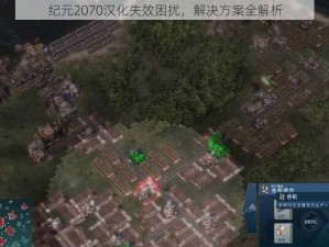 纪元2070汉化失效困扰，解决方案全解析