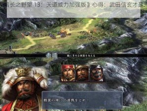 玩《信长之野望 13：天道威力加强版》心得：武田信玄才是永远的神