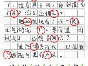 汉字找茬王第七十关攻略解析：核心步骤解密及通关策略探讨