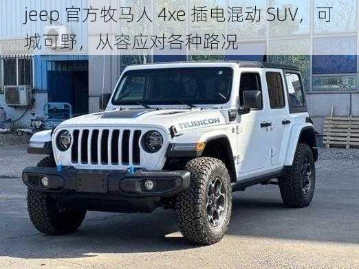 jeep 官方牧马人 4xe 插电混动 SUV，可城可野，从容应对各种路况