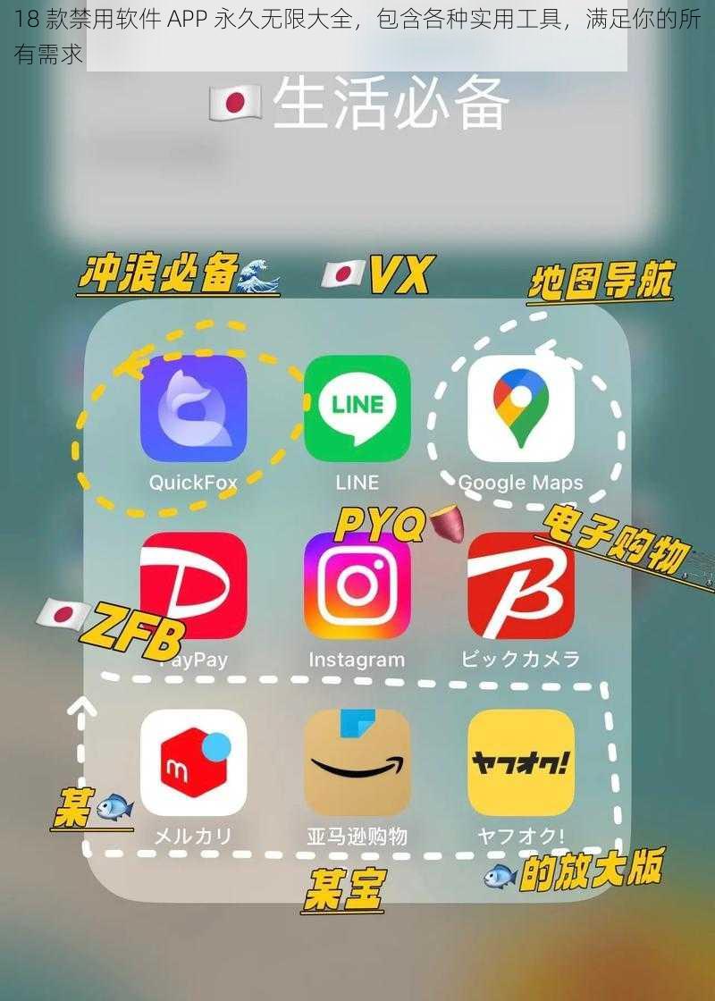 18 款禁用软件 APP 永久无限大全，包含各种实用工具，满足你的所有需求