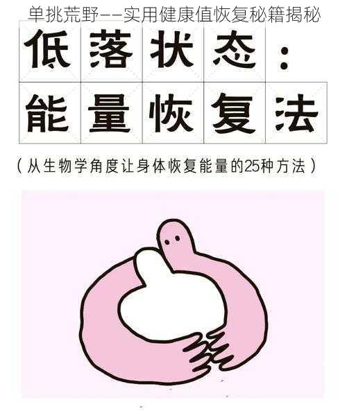 单挑荒野——实用健康值恢复秘籍揭秘