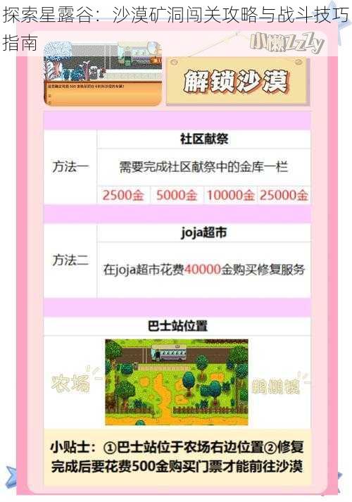 探索星露谷:沙漠矿洞闯关攻略与战斗技巧指南