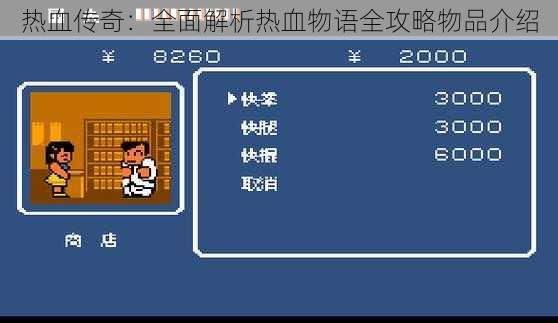 热血传奇：全面解析热血物语全攻略物品介绍