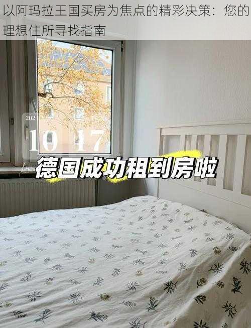 以阿玛拉王国买房为焦点的精彩决策：您的理想住所寻找指南