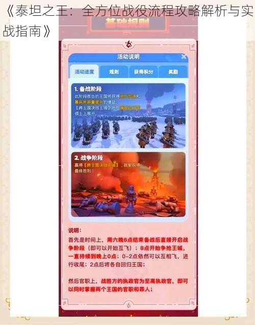 《泰坦之王：全方位战役流程攻略解析与实战指南》