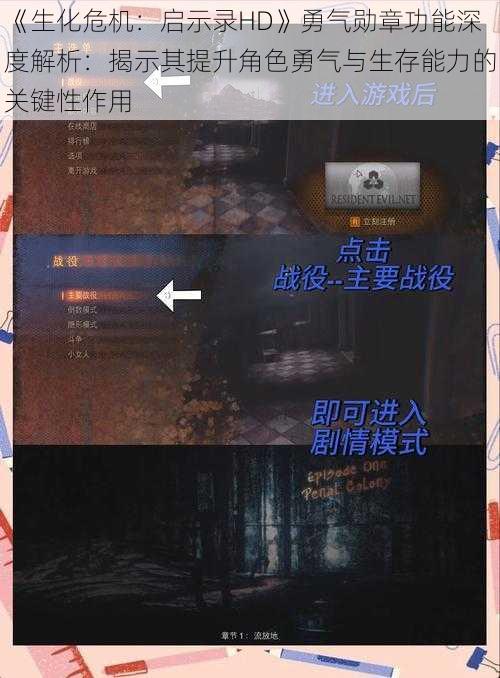 《生化危机：启示录HD》勇气勋章功能深度解析：揭示其提升角色勇气与生存能力的关键性作用