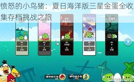 愤怒的小鸟猪:夏日海洋版三星金蛋全收集存档挑战之旅