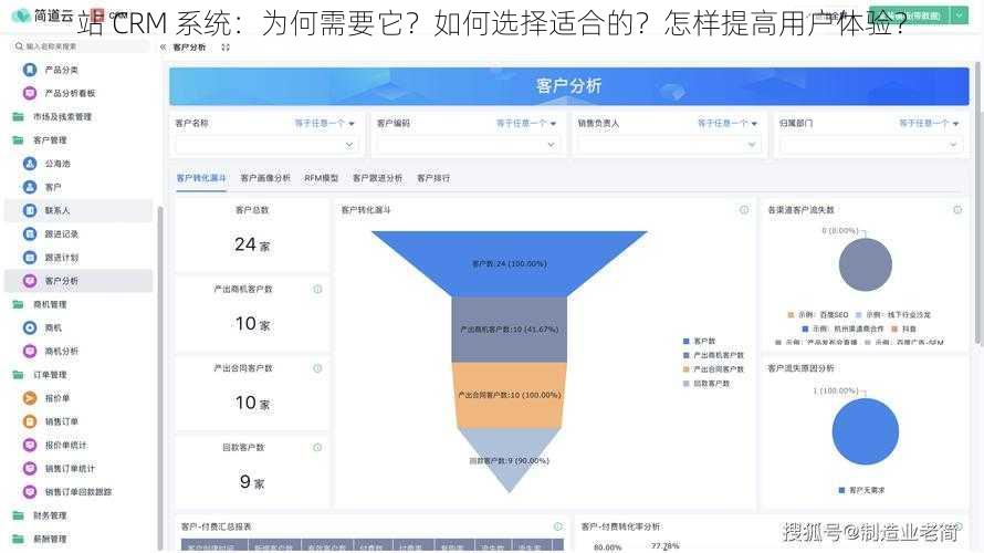 站 CRM 系统：为何需要它？如何选择适合的？怎样提高用户体验？