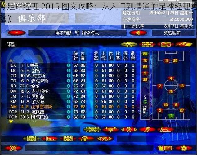 《足球经理 2015 图文攻略：从入门到精通的足球经理之路》