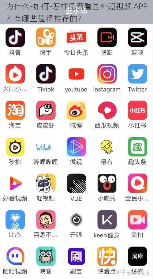 为什么-如何-怎样免费看国外短视频 APP？有哪些值得推荐的？