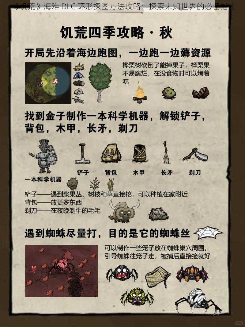 《饥荒》海难 DLC 环形探图方法攻略：探索未知世界的必备指南