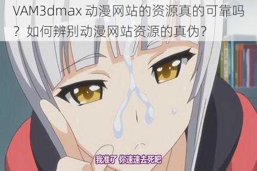 VAM3dmax 动漫网站的资源真的可靠吗？如何辨别动漫网站资源的真伪？