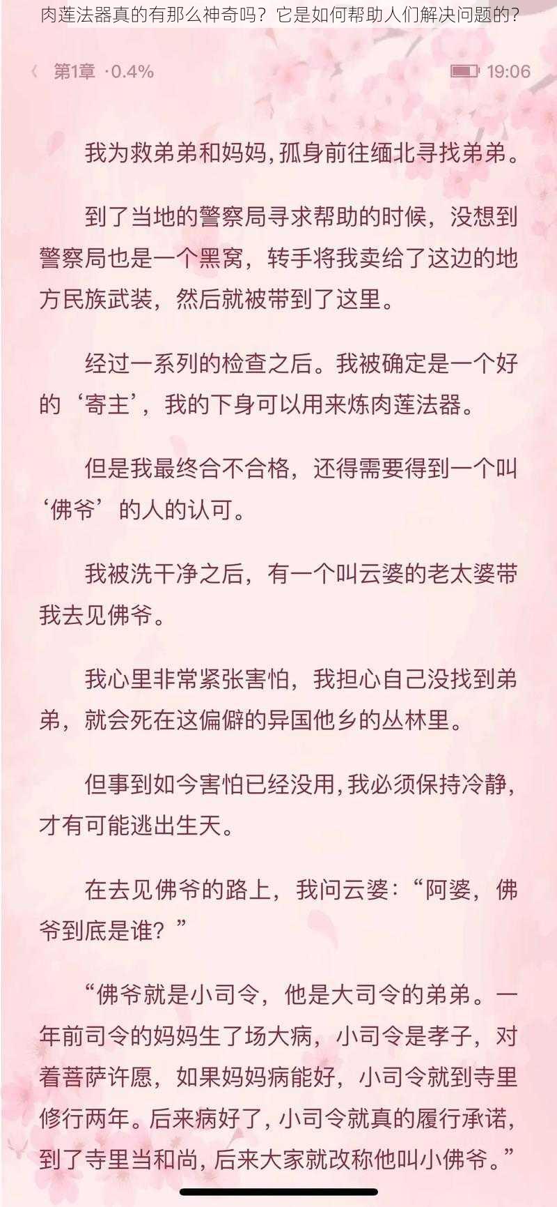 肉莲法器真的有那么神奇吗？它是如何帮助人们解决问题的？