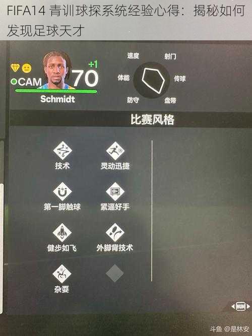 FIFA14 青训球探系统经验心得：揭秘如何发现足球天才