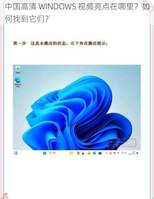 中国高清 WINDOWS 视频亮点在哪里？如何找到它们？