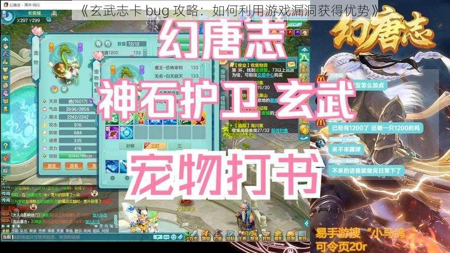 《玄武志卡 bug 攻略：如何利用游戏漏洞获得优势》