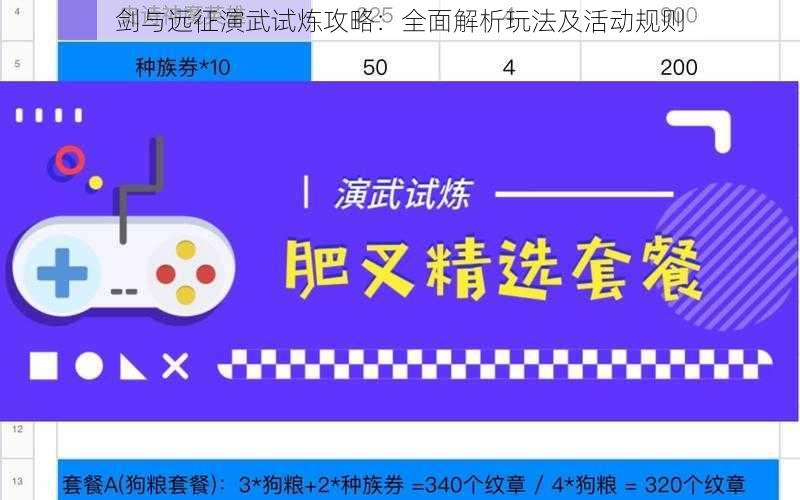 剑与远征演武试炼攻略：全面解析玩法及活动规则