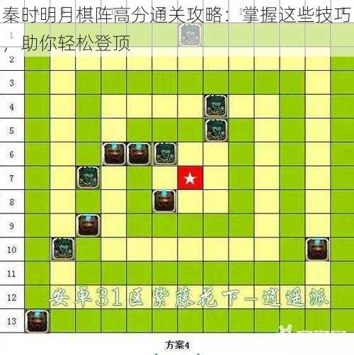 秦时明月棋阵高分通关攻略：掌握这些技巧，助你轻松登顶