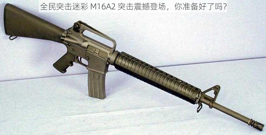 全民突击迷彩 M16A2 突击震撼登场，你准备好了吗？